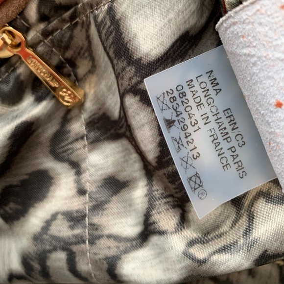 Longchamp Gatsby Burgundy Brown Leather Bag - Picture 16 of 16